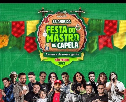 Xand Avião, Zé Vaqueiro, Samyra Show e mais; confira programação de Capela
