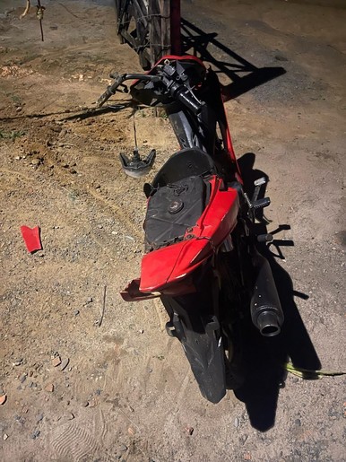 Condutor morre após moto colidir com poste no Povoado Cumbe