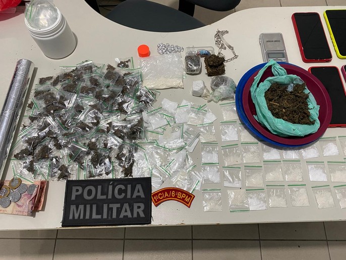 Duas mulheres e um homem são presos por tráfico de drogas em Itaporanga