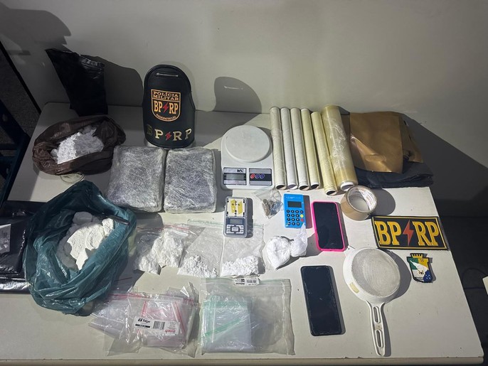 Mais de 3kg de cocaína são apreendidos no conjunto Eduardo Gomes