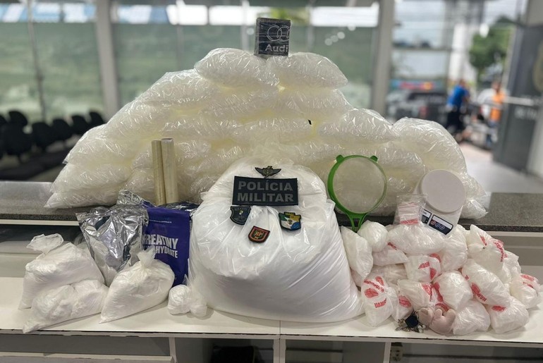 Casal é preso com mais de 4 mil pinos de cocaína durante operação em Itabaiana