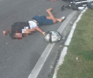 Motociclista morre após colidir com caçamba em Aracaju