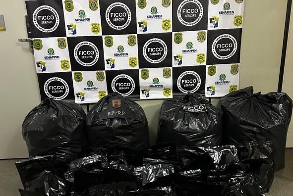 Operação conjunta apreende 110 kg de maconha e prende quatro suspeitos em Frei Paulo