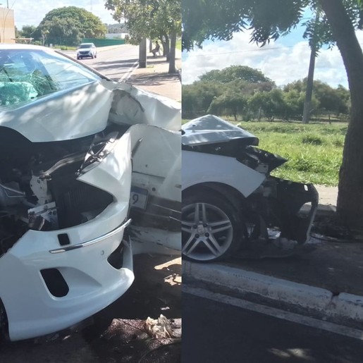 Homem morre após atropelar mulher e colidir contra árvore em Aracaju