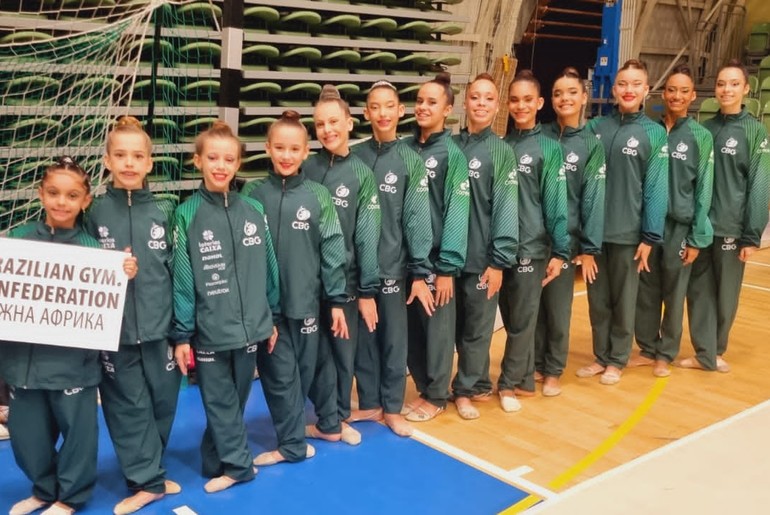 Ginastas sergipanas conquistam 32 medalhas em competição internacional na Bulgária