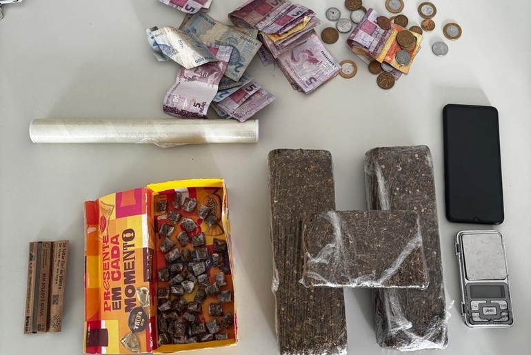 Homem é preso com cerca de 2 kg de maconha em Riachuelo