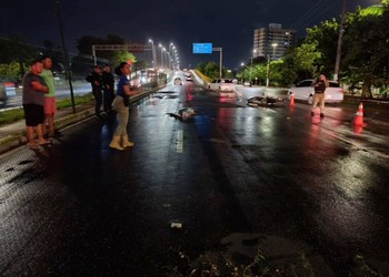 Homem morre após ser atropelado na Avenida Tancredo Neves, em Aracaju