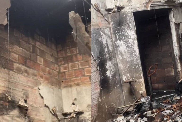 "Ele destruiu a minha vida", diz mulher que teve casa incendiada por ex-companheiro em Itabaiana