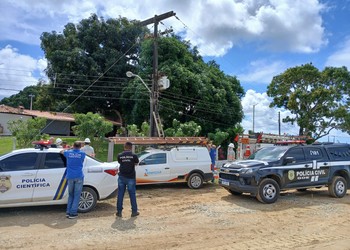 Homem é conduzido a delegacia suspeito de furtar energia em São Cristóvão