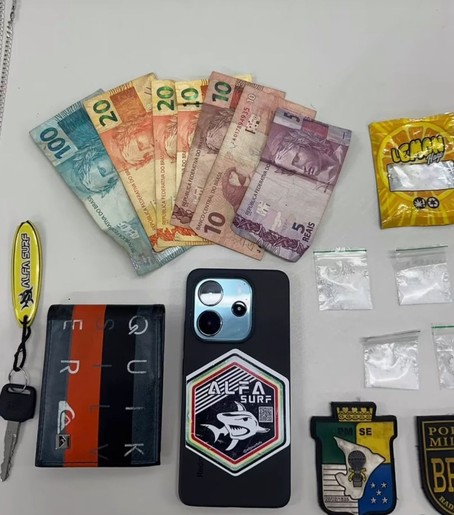 Ex-presidiário é preso por tráfico de drogas no bairro Coroa do Meio, em Aracaju