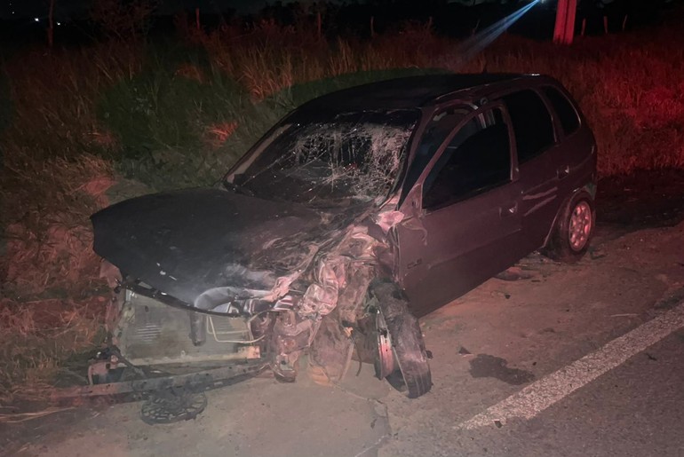 Colisão frontal entre carro e caminhonete deixa dois homens feridos em Itaporanga D’Ajuda