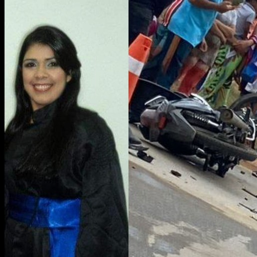 Professora morre em colisão entre moto e carro na SE-230 em Canindé de São Francisco