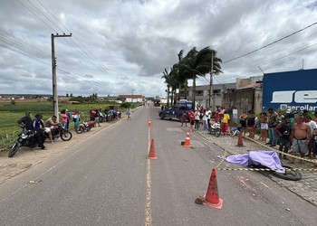 Ciclista morre após colisão com caminhão na SE-361 em Simão Dias