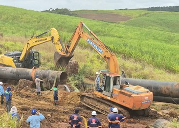 Novo rompimento na Adutora do São Francisco afeta abastecimento em três municípios de Sergipe