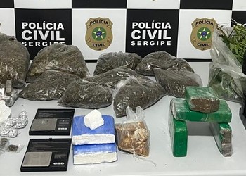 Casal é preso com “flor de maconha”, cocaína e crack em Capela