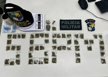 Força Tática do 5º BPM prende homem por tráfico de drogas em Socorro