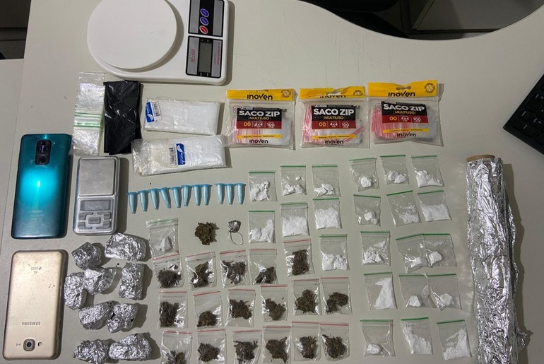 Homem é preso em flagrante com drogas embaladas para comercilização em Lagarto