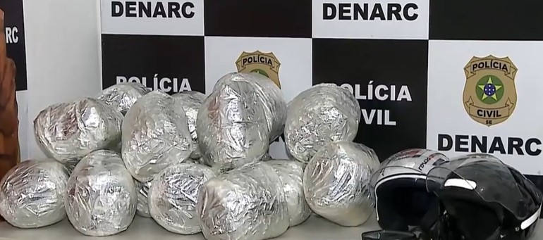 Homem é preso com 20 kg de 'flor de maconha' em Aracaju