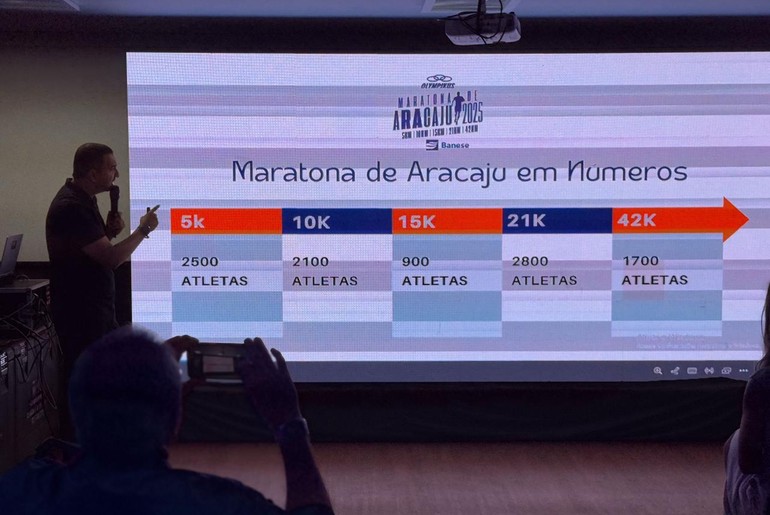 Maratona de Aracaju: coletiva revela horários das largadas e quantitativo de inscritos por categoria