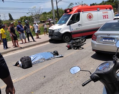 Motociclista morre após colisão na SE-090, em Nossa Senhora do Socorro