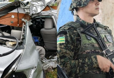 Policial militar morre após carro colidir com poste em São Cristóvão