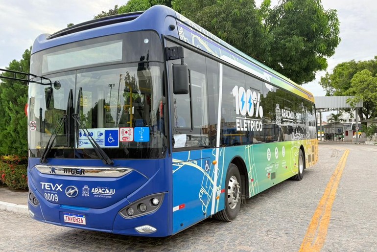 Aracaju coloca 15 ônibus 100% elétricos em operação e se torna a primeira capital do Nordeste com frota desse porte