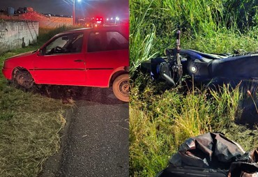 Motociclista fica ferido em colisão frontal com carro na SE-270 em Lagarto