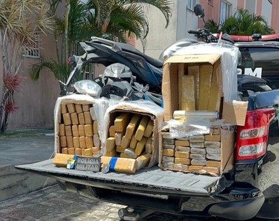 Homem é preso com 101 kg de drogas em apartamento no município de São Cristóvão