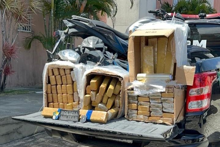 Homem é preso com 101 kg de drogas em apartamento no município de São Cristóvão