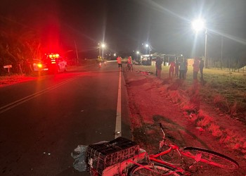 Colisão traseira com moto mata ciclista na SE-245, em Riachuelo