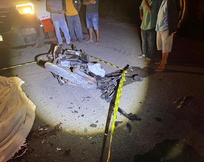 Colisão frontal deixa um homem morto e outro ferido na SE-488, em Indiaroba