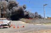 VÍDEO; Incêndio atinge pátio do Batalhão da Polícia Rodoviária Estadual em Aracaju