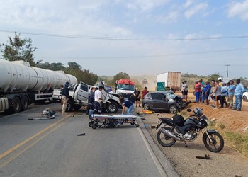 Acidente na BR-101 em Rosário do Catete deixa dois mortos e sete feridos