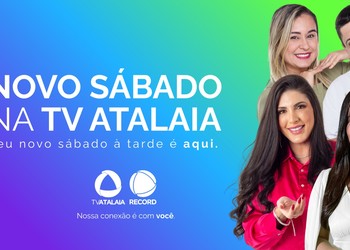 TV Atalaia | Record inicia o ano com excelentes novidades na grade de programação dos sábados à tarde