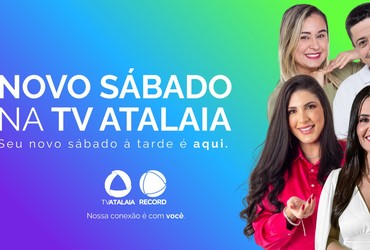 TV Atalaia | Record inicia o ano com excelentes novidades na grade de programação dos sábados à tarde