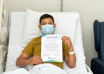 Primeiro paciente transplantado renal do Hospital de Cirurgia recebe alta nesta segunda (12)