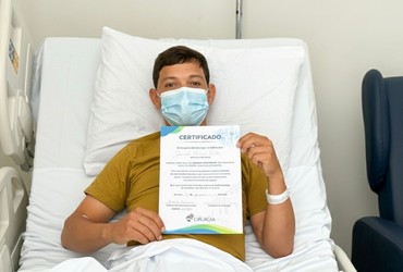 Primeiro paciente transplantado renal do Hospital de Cirurgia recebe alta nesta segunda (12)