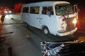 Ciclista morre após colisão com kombi na rodovia SE-170