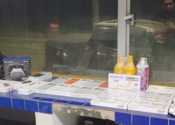 PRF apreende canetas emagrecedoras e eletrônicos irregulares na BR-101, em Cristinápolis