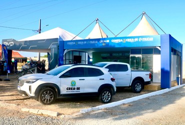 Crea-SE leva serviços a profissionais durante Sealba Show no município de Itabaiana