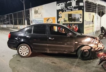 Motociclista fica ferido após colisão na SE-230, em Nossa Senhora das Dores