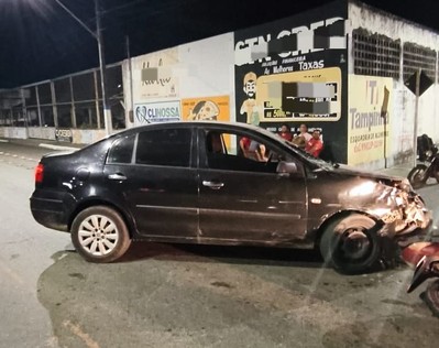 Motociclista fica ferido após colisão na SE-230, em Nossa Senhora das Dores