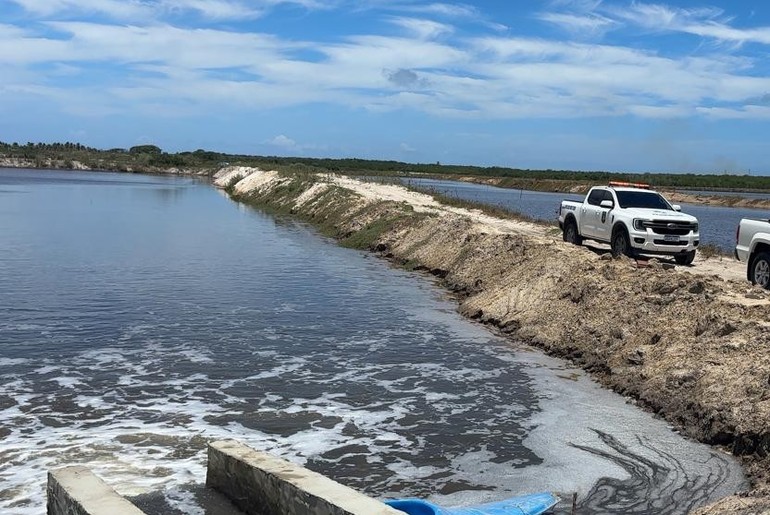 Polícia Ambiental autua homem por criação irregular de camarão em Estância