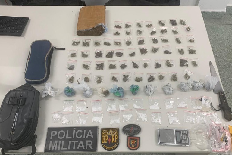 Homem é preso com drogas após tentar fugir da polícia em Nossa Senhora do Socorro