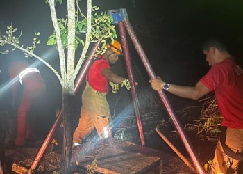 Ossada é encontrada em cisterna e mobiliza bombeiros em Estância