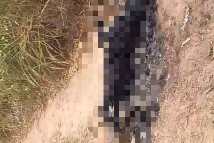 VÍDEO; Corpo de homem é encontrado carbonizado na BR-235, em Laranjeiras