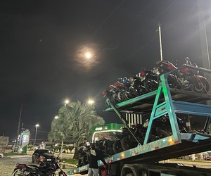 PM apreende 27 veículos e registra 78 infrações no Rosa Elze