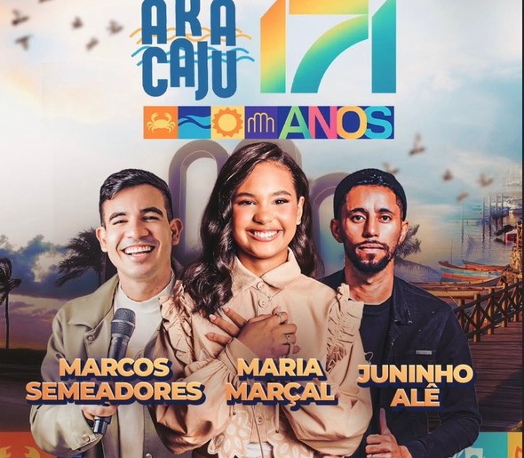 Shows gospel marcam programação especial pelos 171 anos de Aracaju com destaque nacional de Maria Marçal
