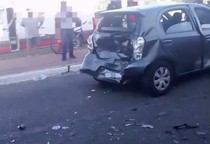 Caminhão provoca engavetamento entre 10 veículos e deixa três feridos em São Cristóvão