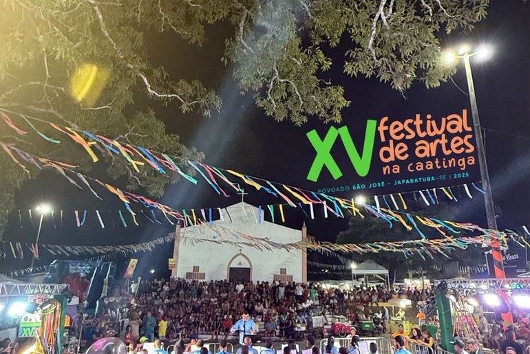 Festival de Artes na Caatinga reúne música, dança e cultura popular em Japaratuba